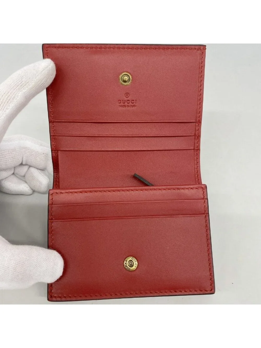 ★SOLD★ Gucci Wallet Beige Gold - Picture 3 of 6